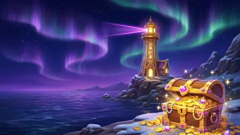 Tragamonedas Fin del Mundo: aurora austral y faro dorado