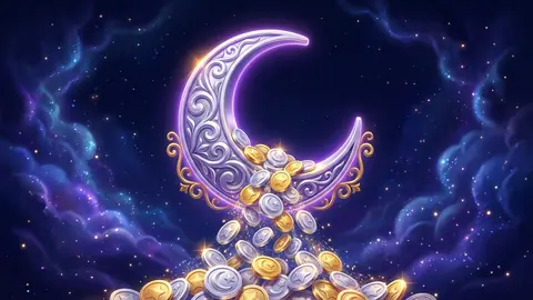Tragamonedas Luna de Plata: luna creciente y monedas