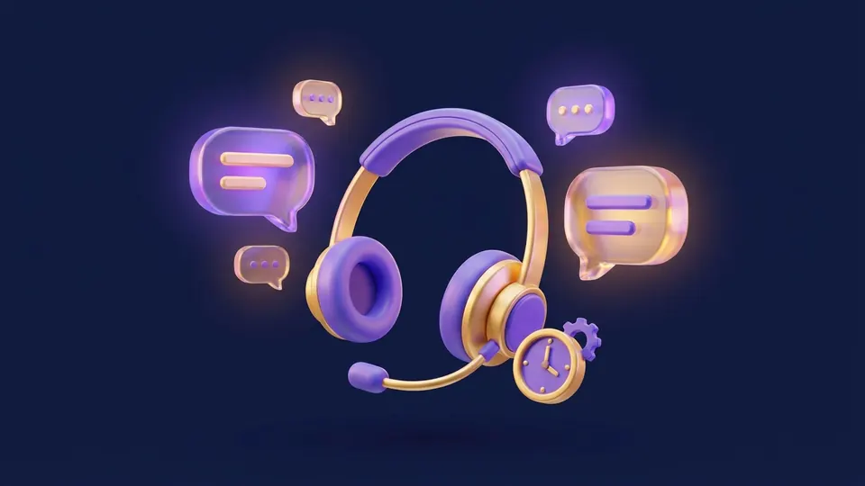 Auriculares y burbujas de chat: soporte 24 horas en español
